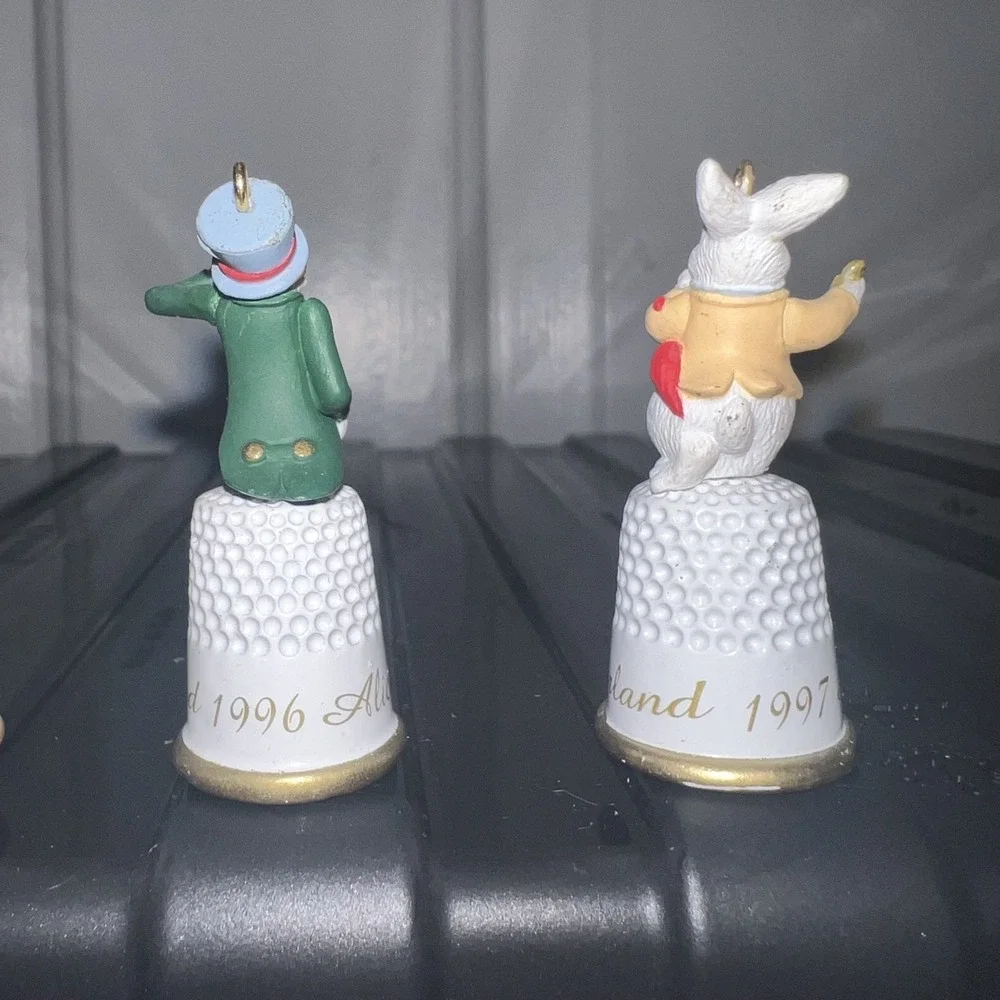 Hallmark Keepsake Mini Ornaments‎ Alice in wonderland Series Complete Set Bell